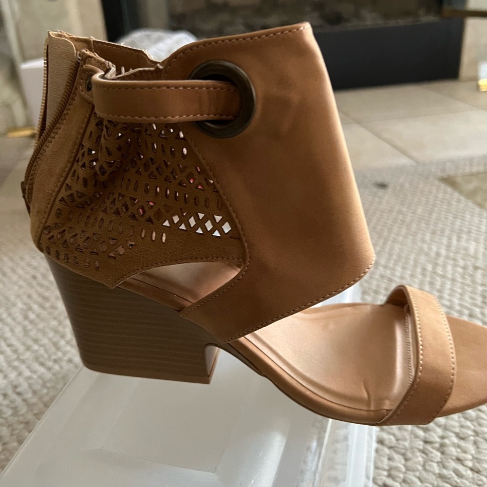 Qupid Block Heel Jenal  Sandal
